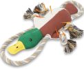 Upgraded Duck Dog Toys for Aggressive Chewers Puppy Toys with Crinkle Paper and Squeaker, Interactive Tug of War Dog Toy for Small, Medium
