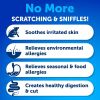 Dog Allergy Relief Chews Itching Skin Relief for Dogs Fish Oil Omega 3 Seasonal Allergies Pills Skin & Coat Anti ItchHot Spots Treatment Canine Immune