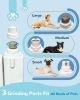 2-in-1 Dog Nail Clippers & Grinder with LED Light, Quiet Electric Pet Nail Trimmer for Large Medium Small Dogs Cats