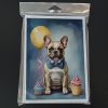 French Bulldog Happy Birthday Greeting Cards Pack of 8 Blank Cards with Envelopes Whimsical A7 Size 5x7 Blank Note Cards