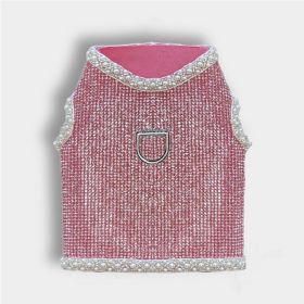 Imperial Crystal Dog Harness (Color: Prima Donna, size: MD)